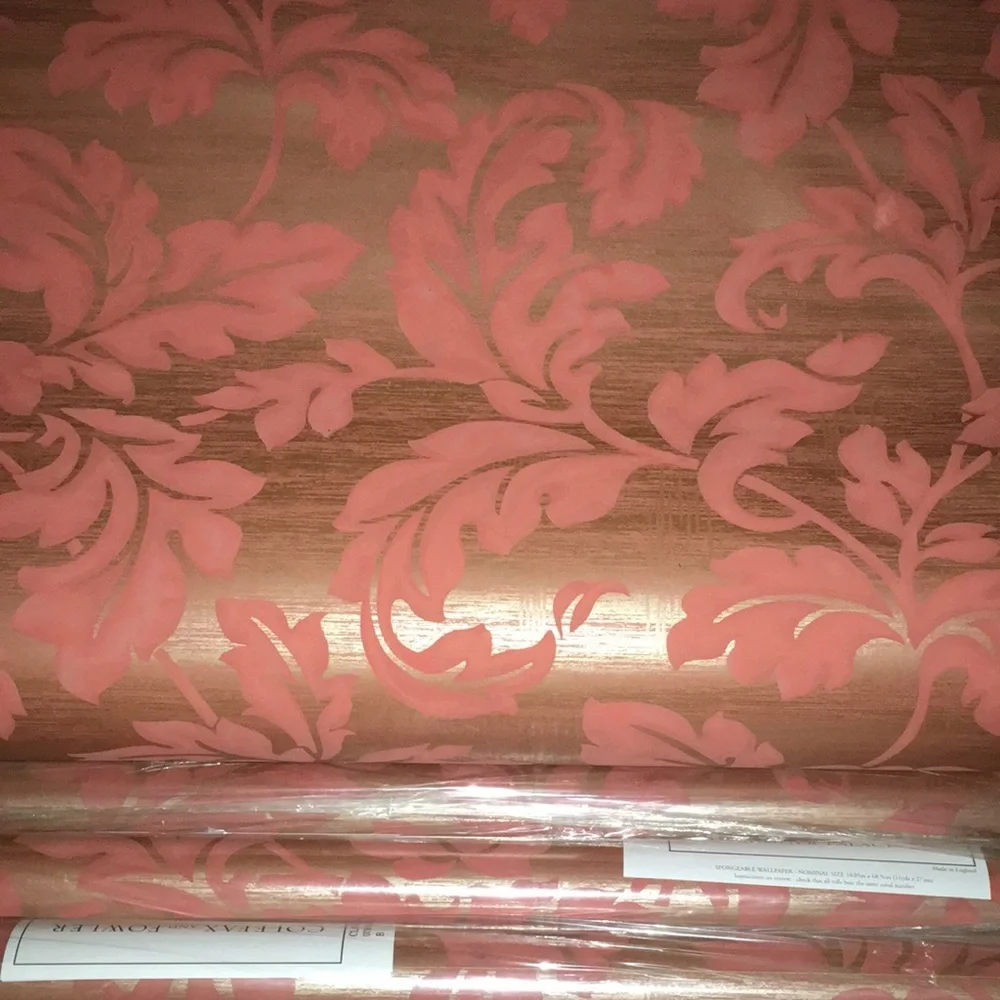 6 rolls LUXURY Wallpaper SUMMER PALACE spongeable